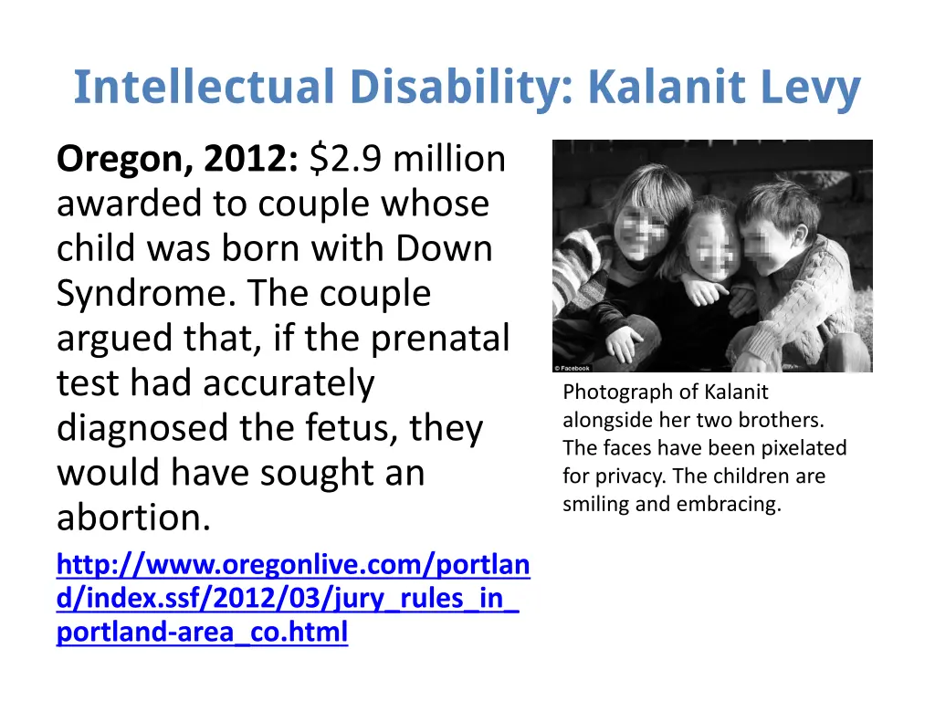 intellectual disability kalanit levy