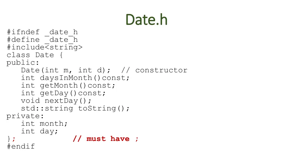 date h date h