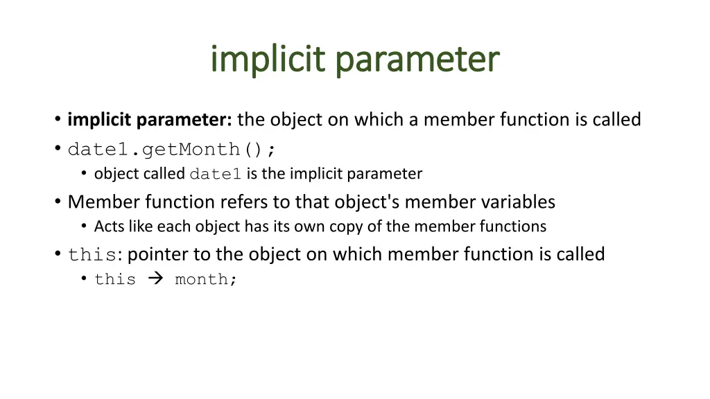 implicit parameter implicit parameter