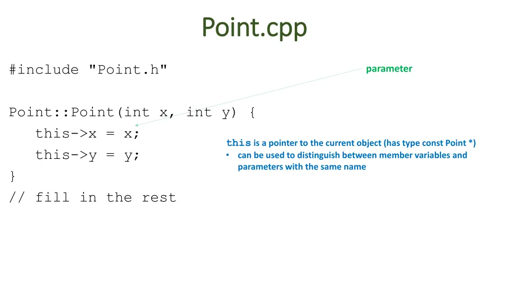 point cpp point cpp