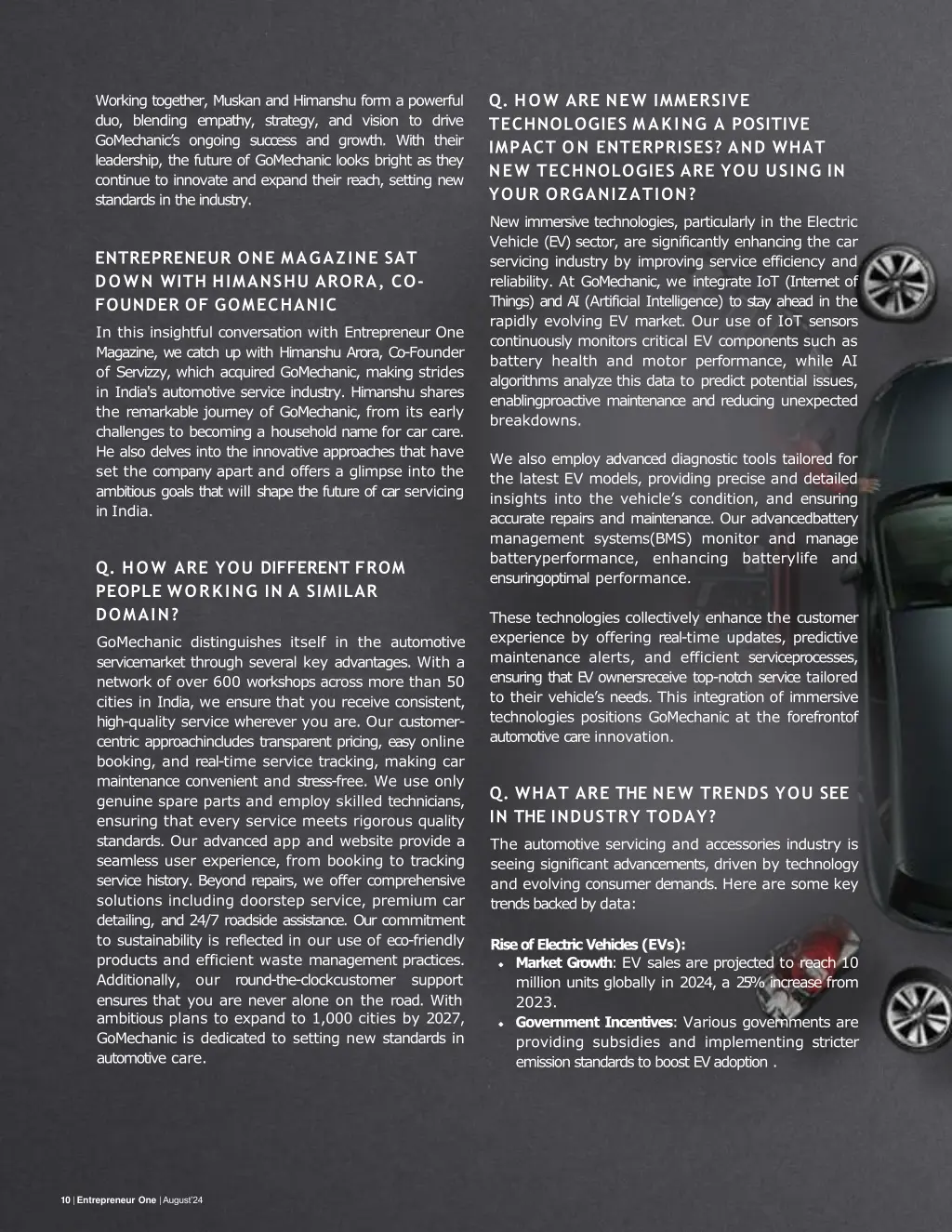 q how are new immersive technologies making