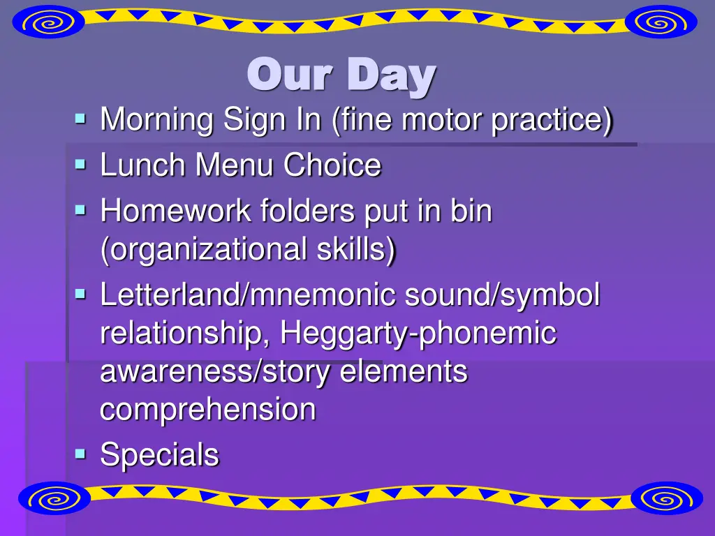 our day our day