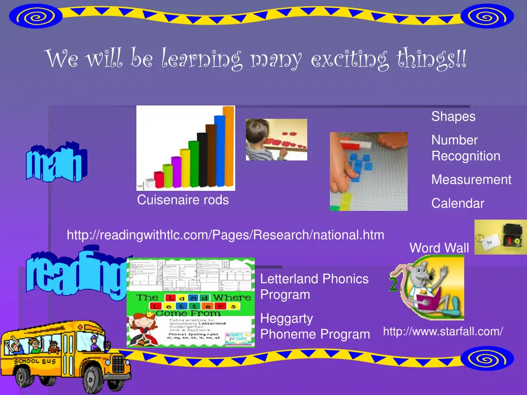 we will be learning many exciting things