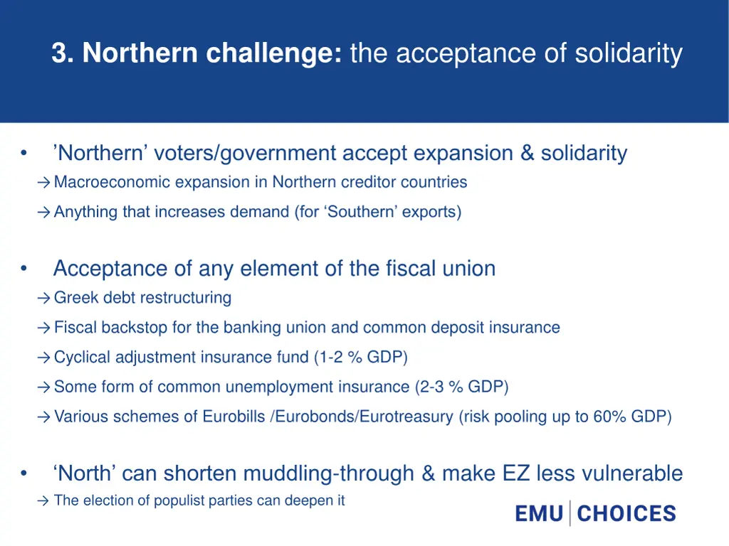 3 northern challenge the acceptance of solidarity