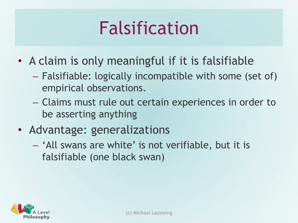 falsification