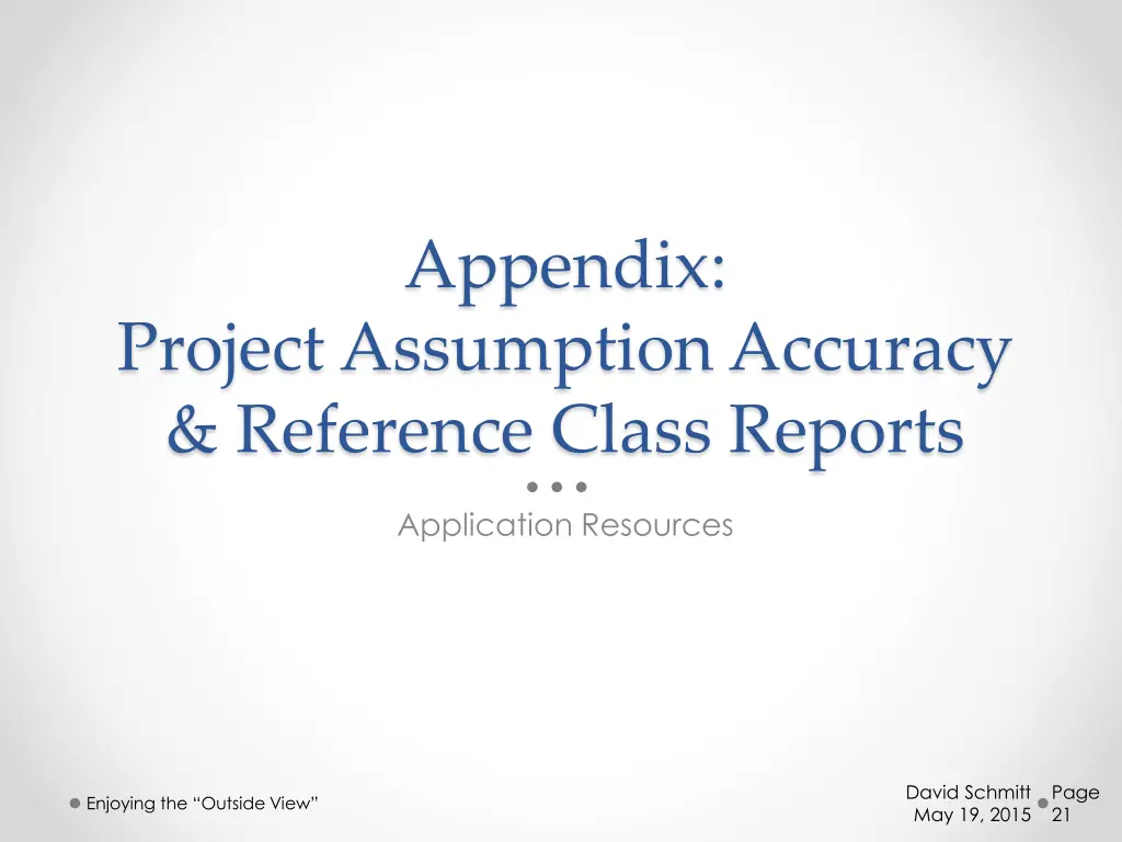 appendix 1