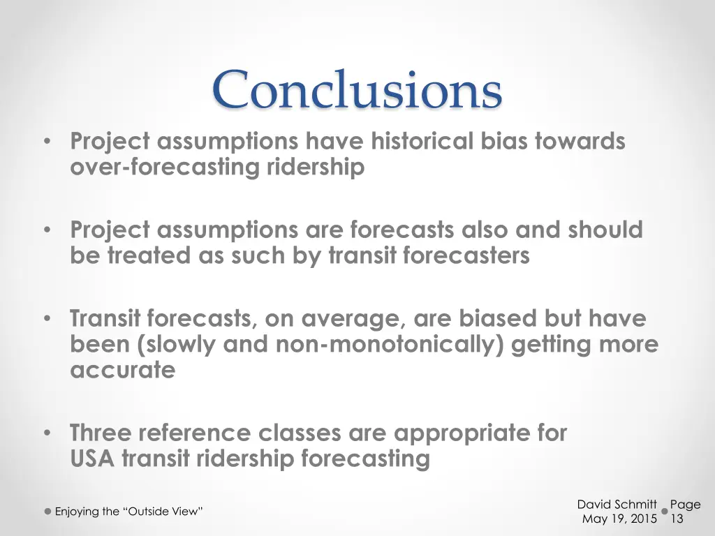 conclusions