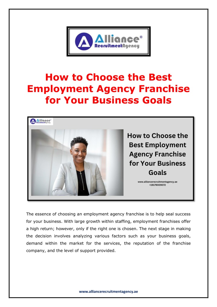 how to choose the best employment agency