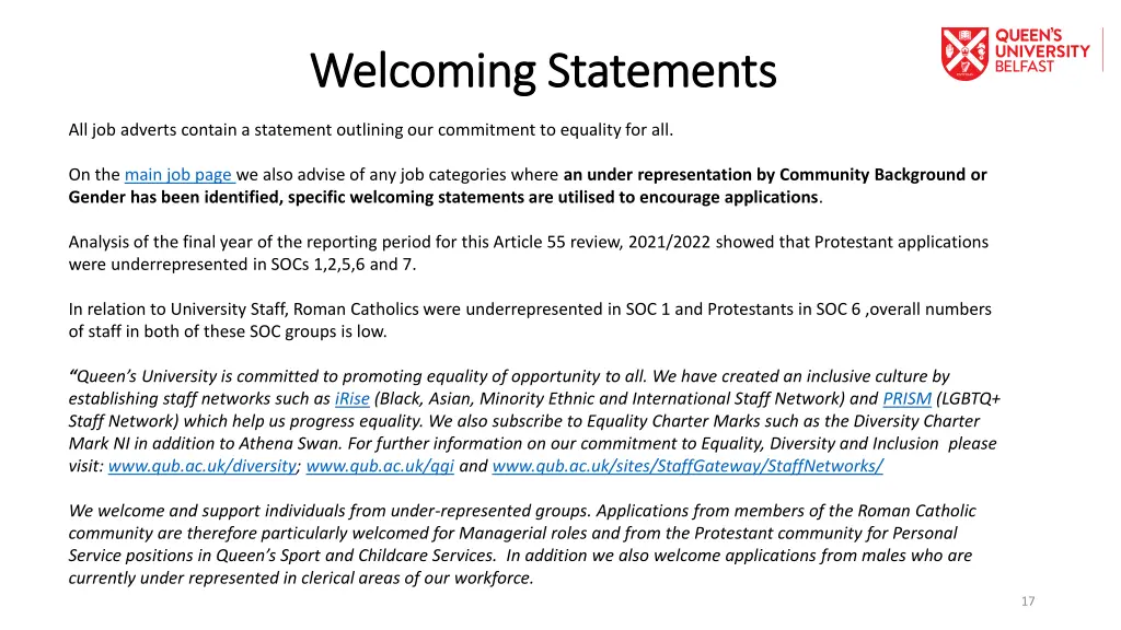 welcoming statements welcoming statements
