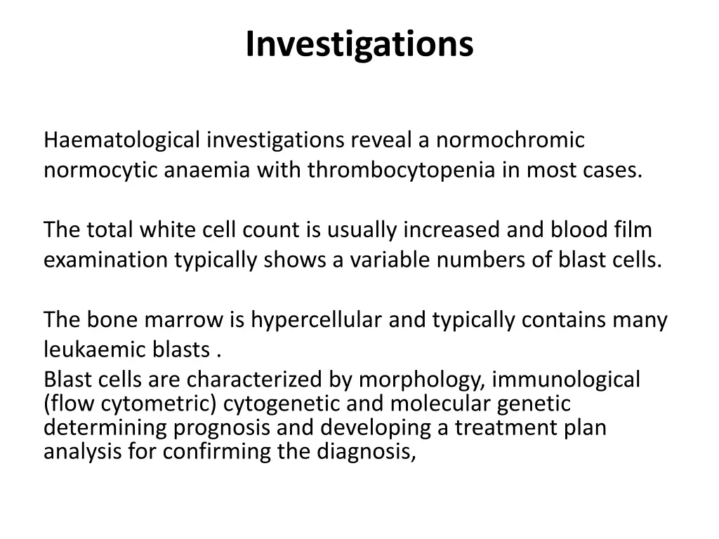 investigations
