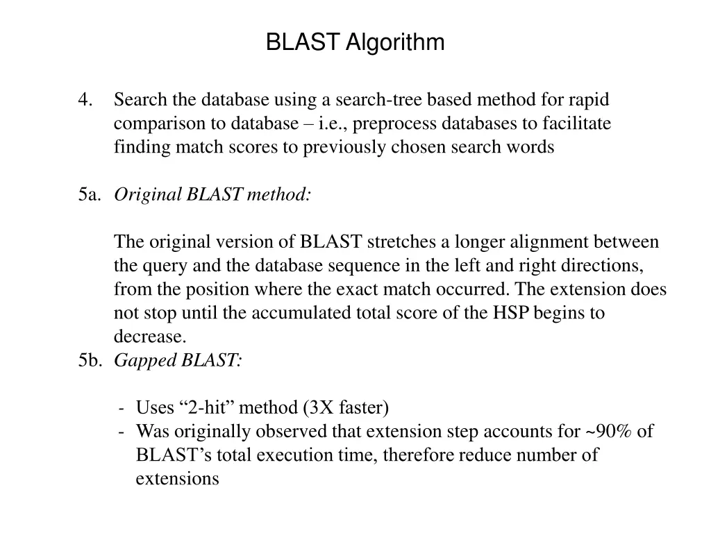 blast algorithm 2