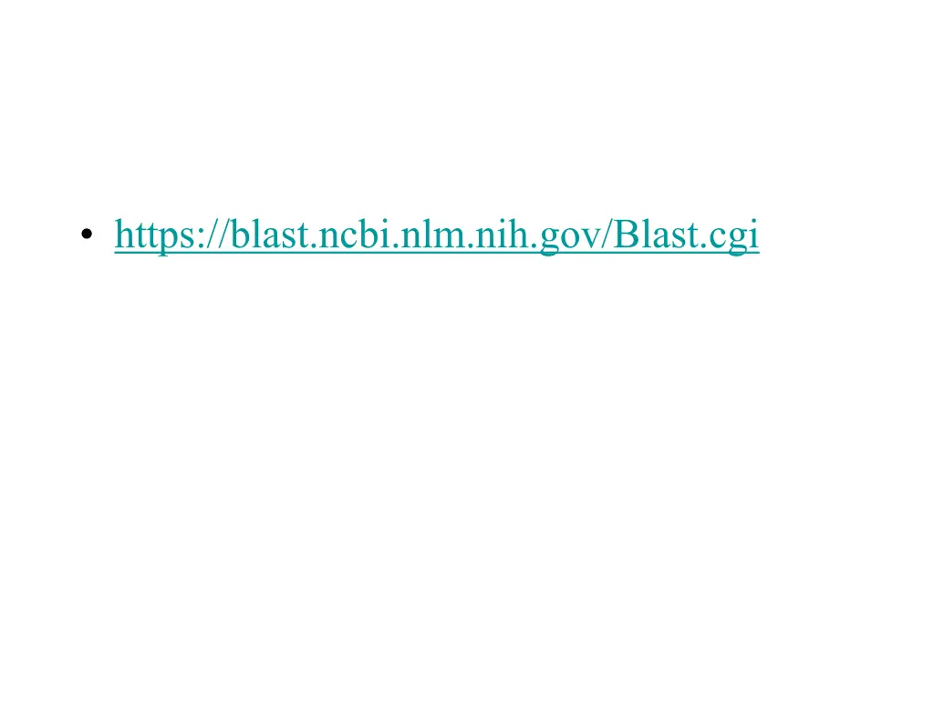 https blast ncbi nlm nih gov blast cgi