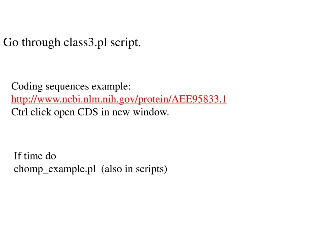 go through class3 pl script