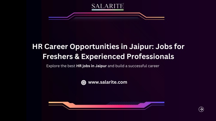 hr career opportunities in jaipur jobs