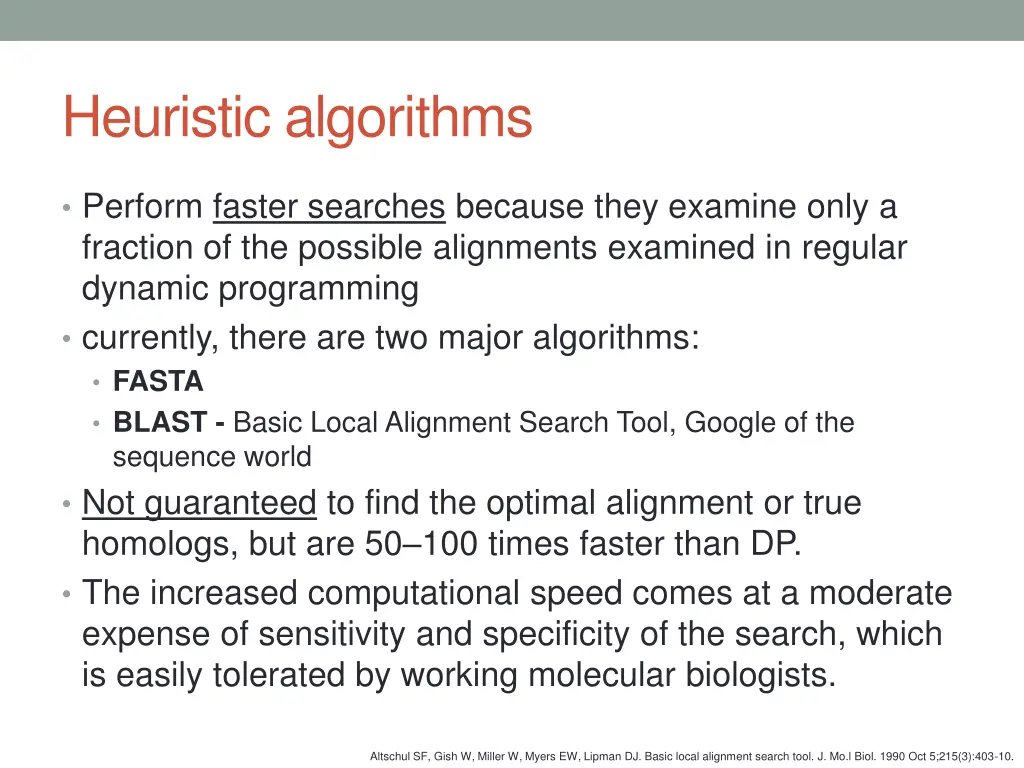 heuristic algorithms