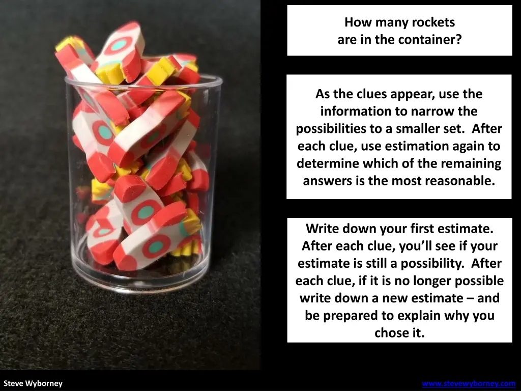 how many rockets are in the container