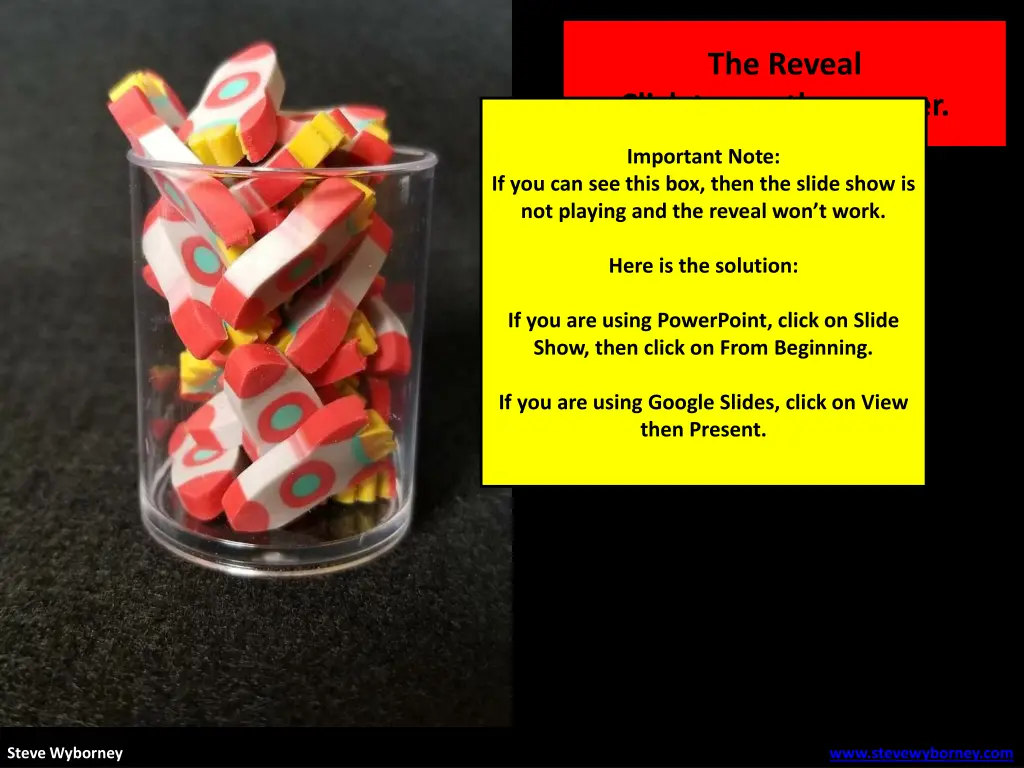 the reveal