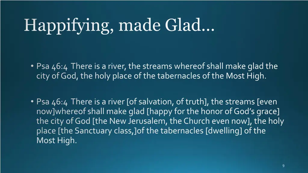 happifying made glad