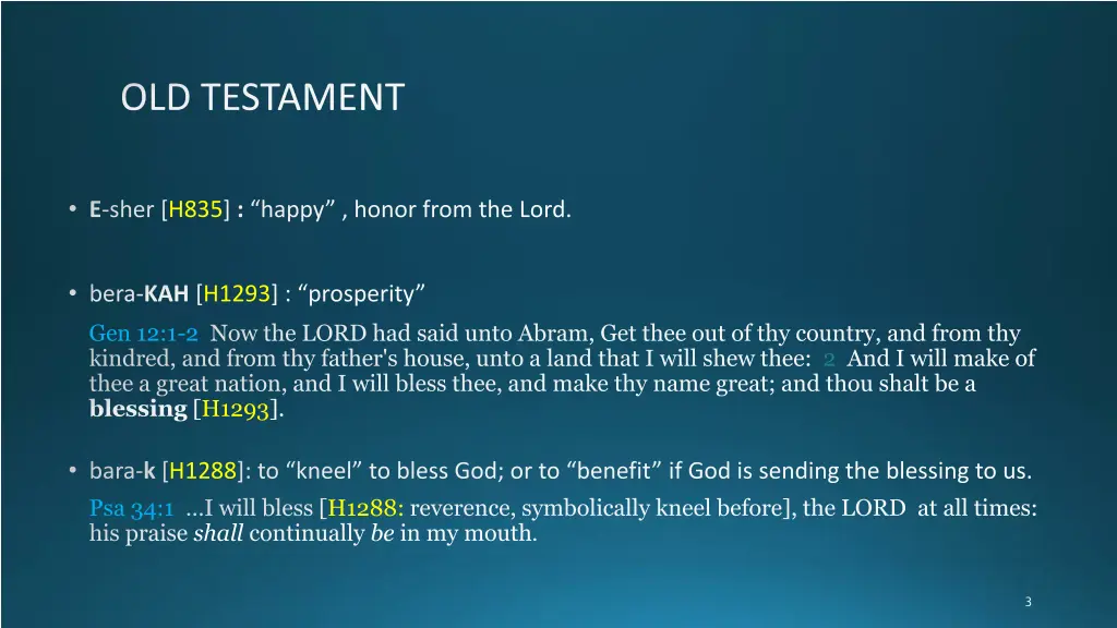 old testament