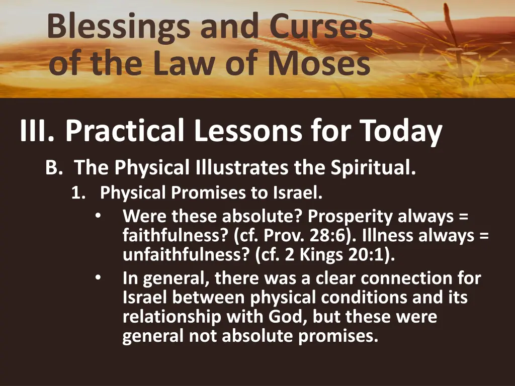 blessings and curses of the law of moses 21