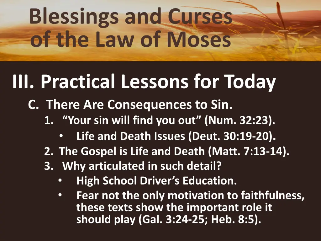 blessings and curses of the law of moses 27