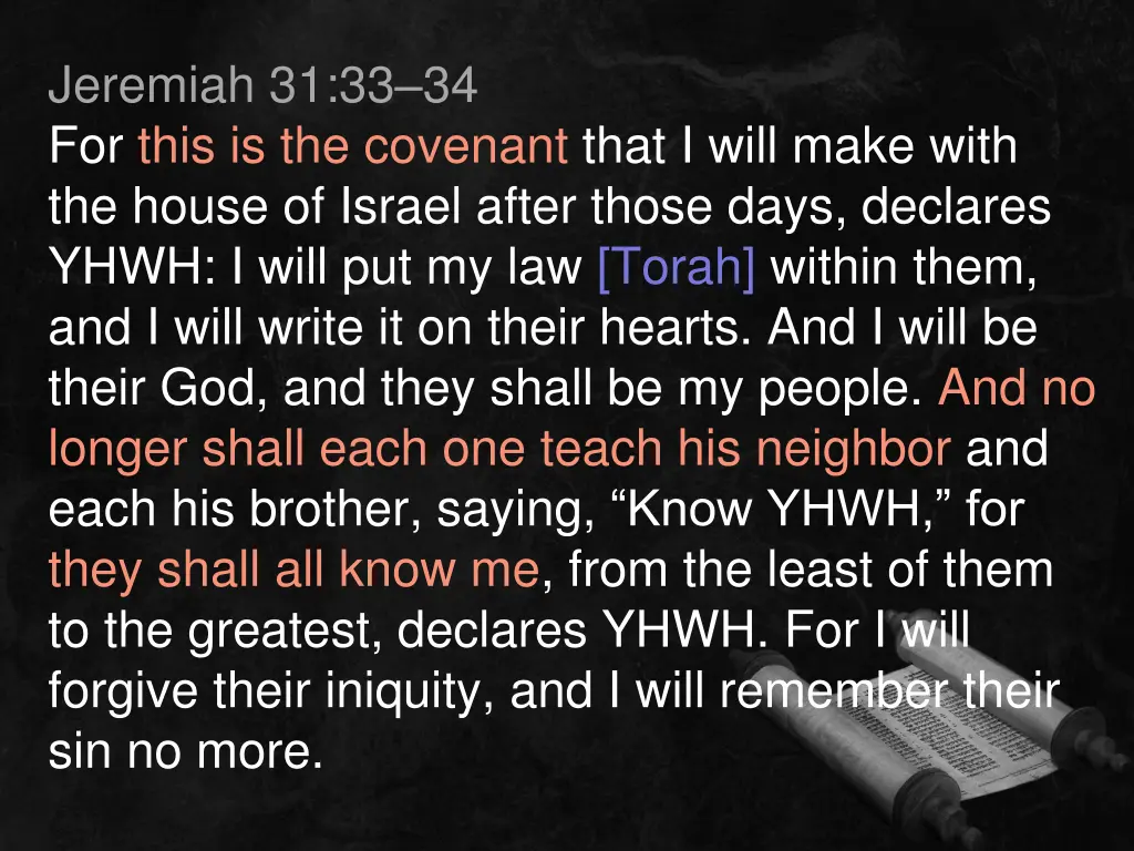 jeremiah 31 33 34 for this is the covenant that 1