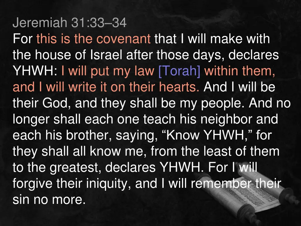 jeremiah 31 33 34 for this is the covenant that