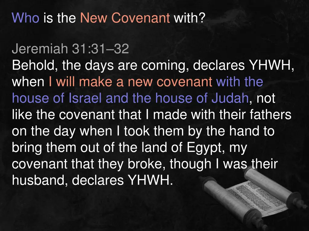 who is the new covenant with