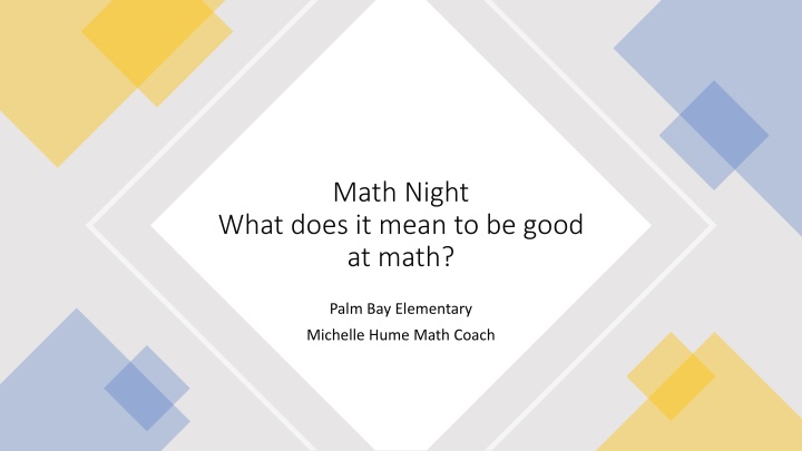 math night
