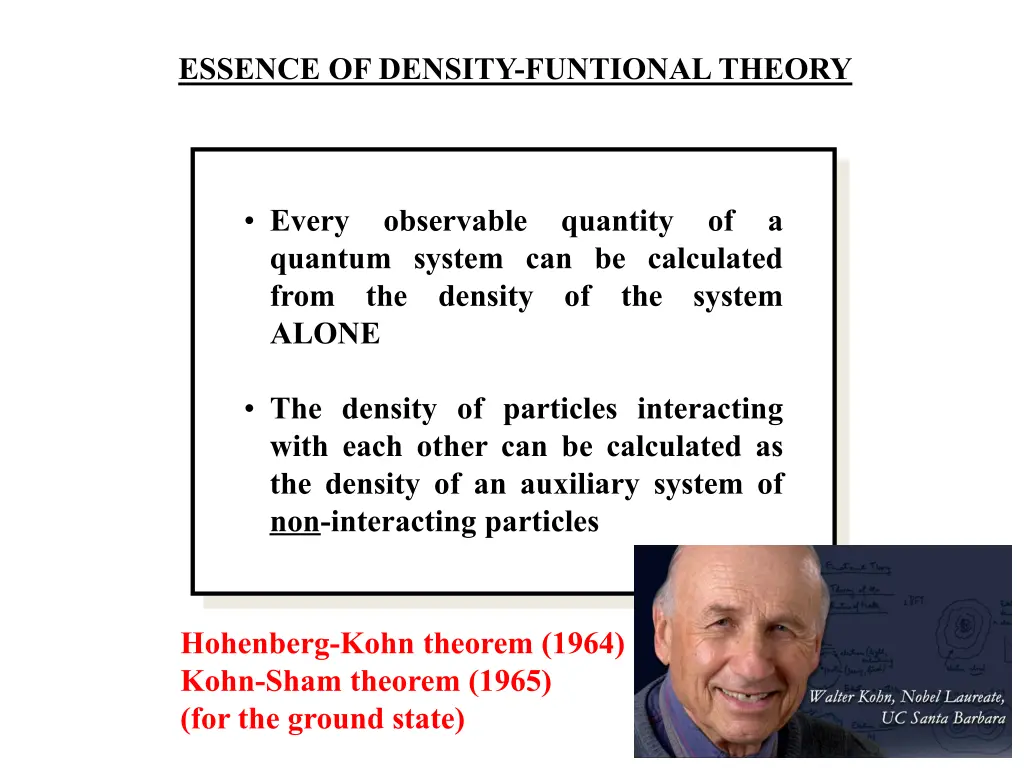 essence of density funtional theory 1