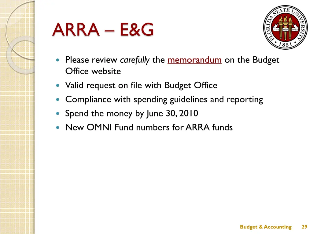 arra e g