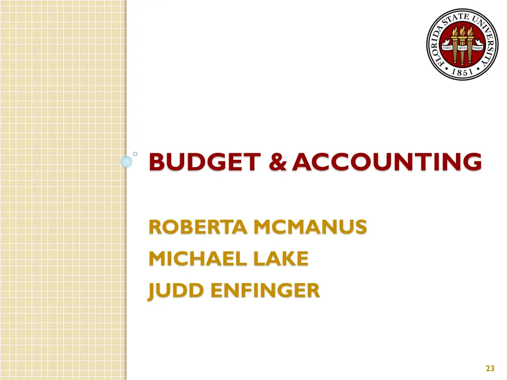 budget accounting
