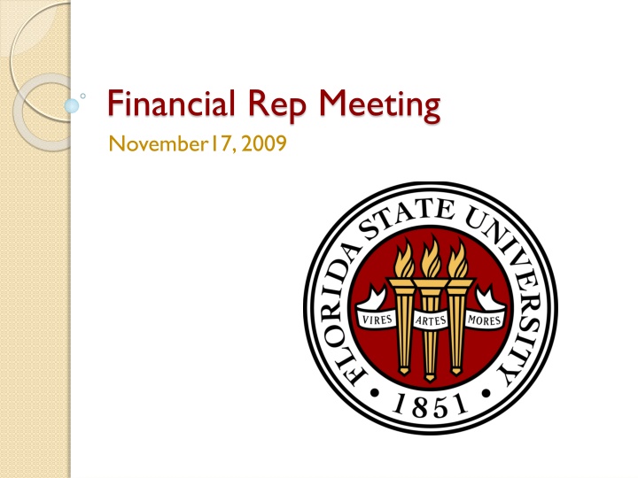 financial rep meeting november17 2009