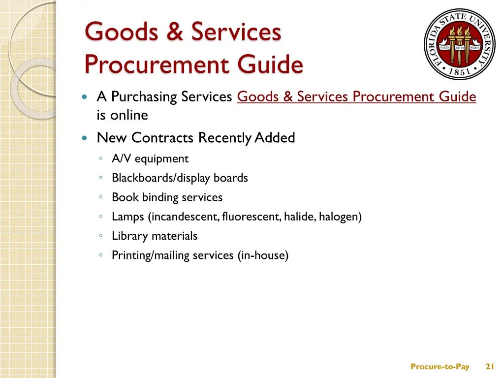 goods services procurement guide