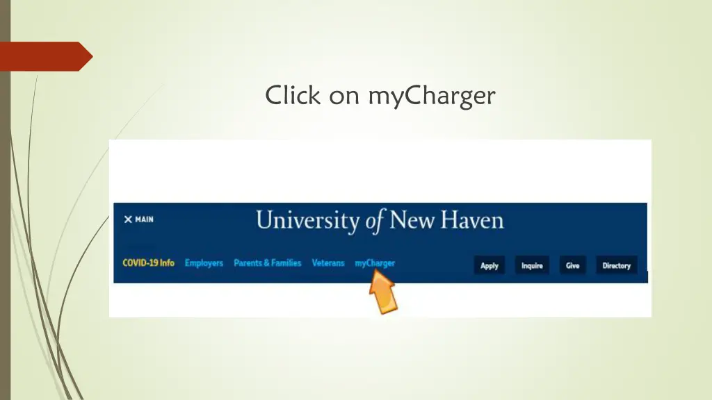 click on mycharger