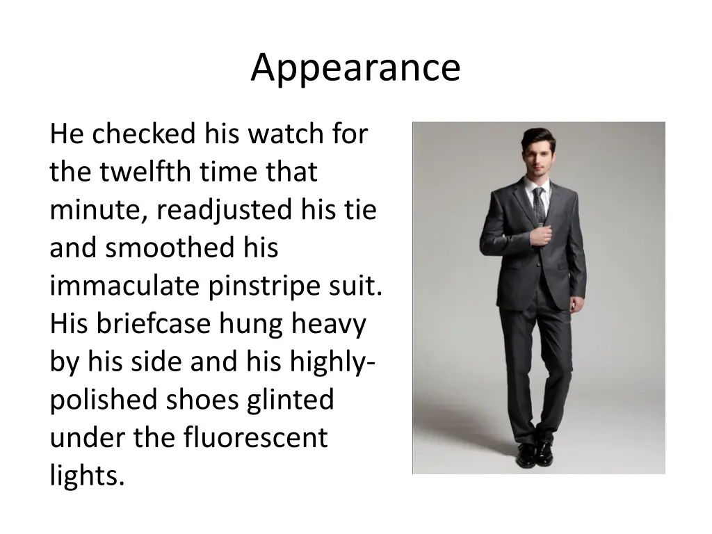 appearance 1