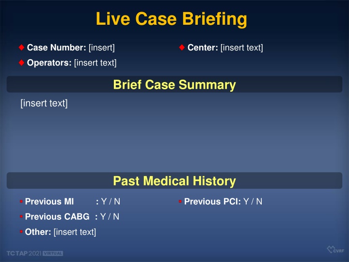 live case briefing