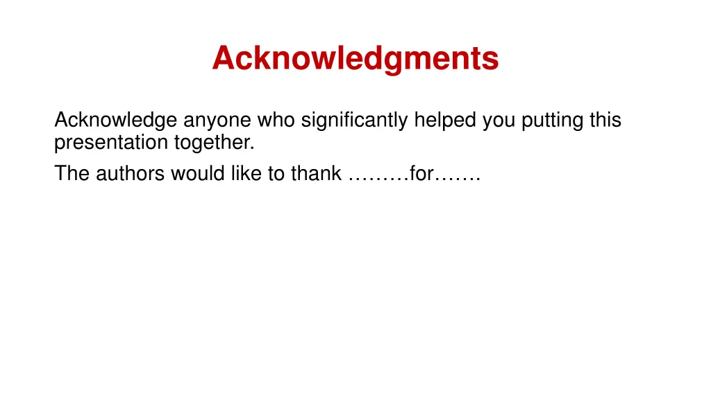 acknowledgments
