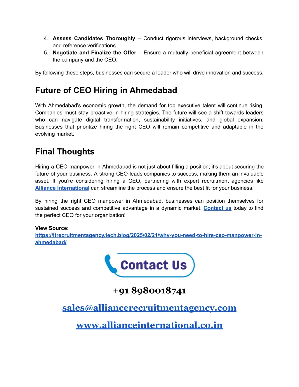 4 assess candidates thoroughly conduct rigorous