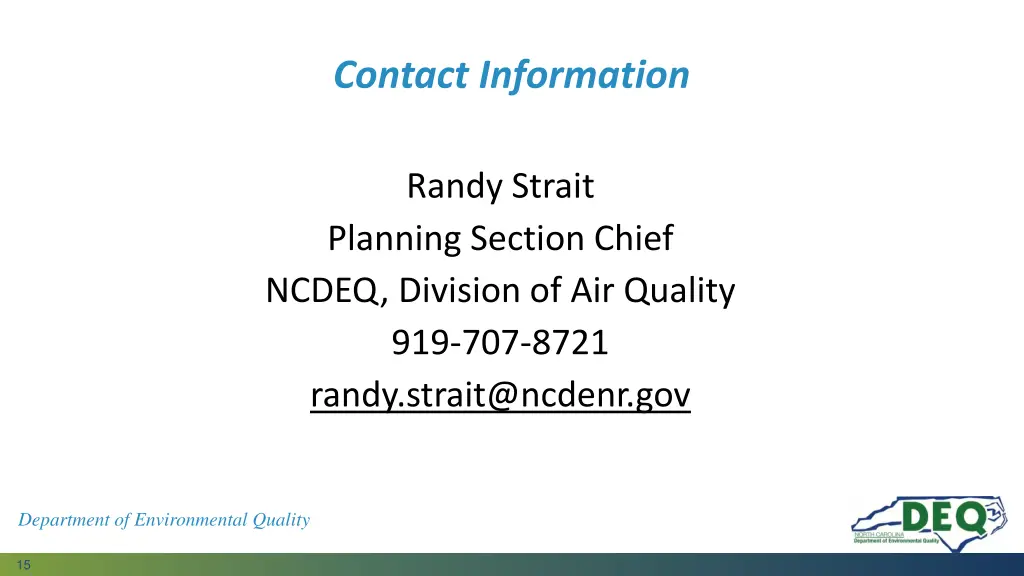 contact information