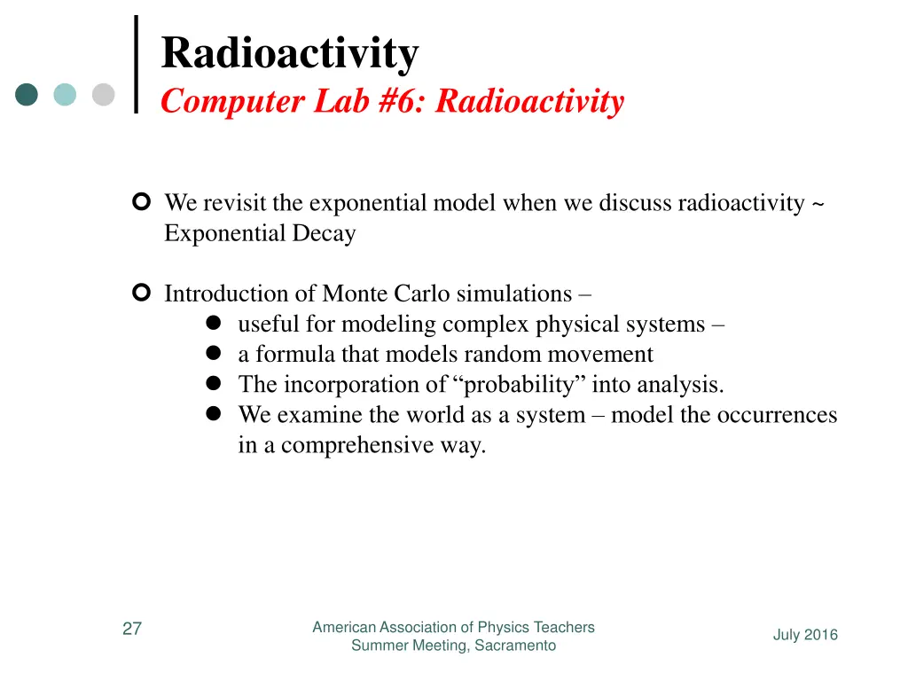 radioactivity computer lab 6 radioactivity
