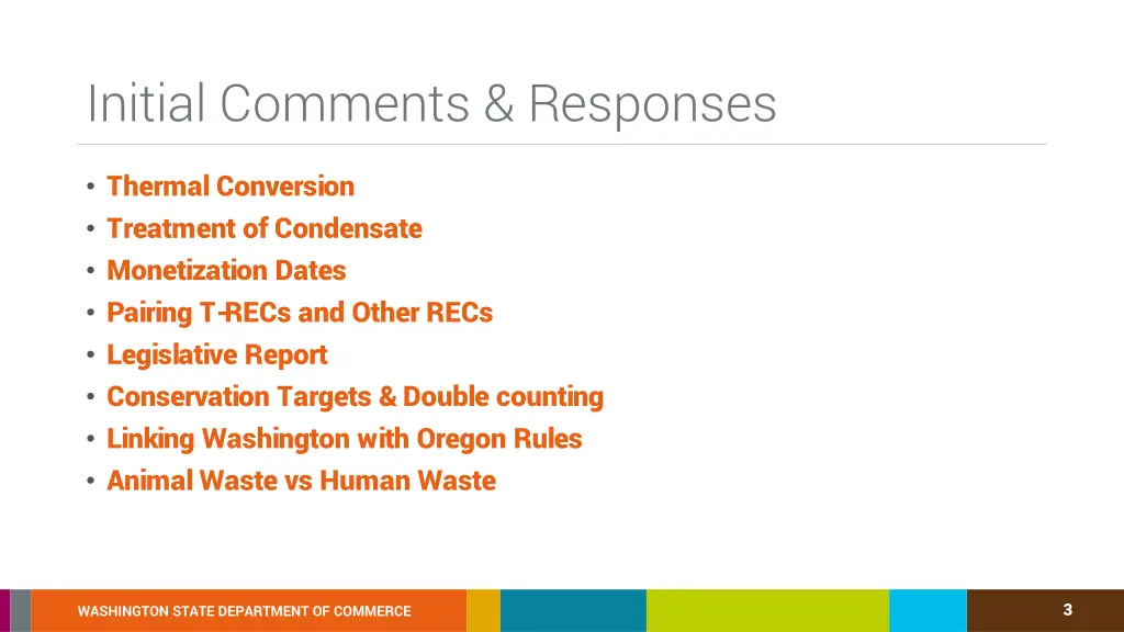 initial comments responses