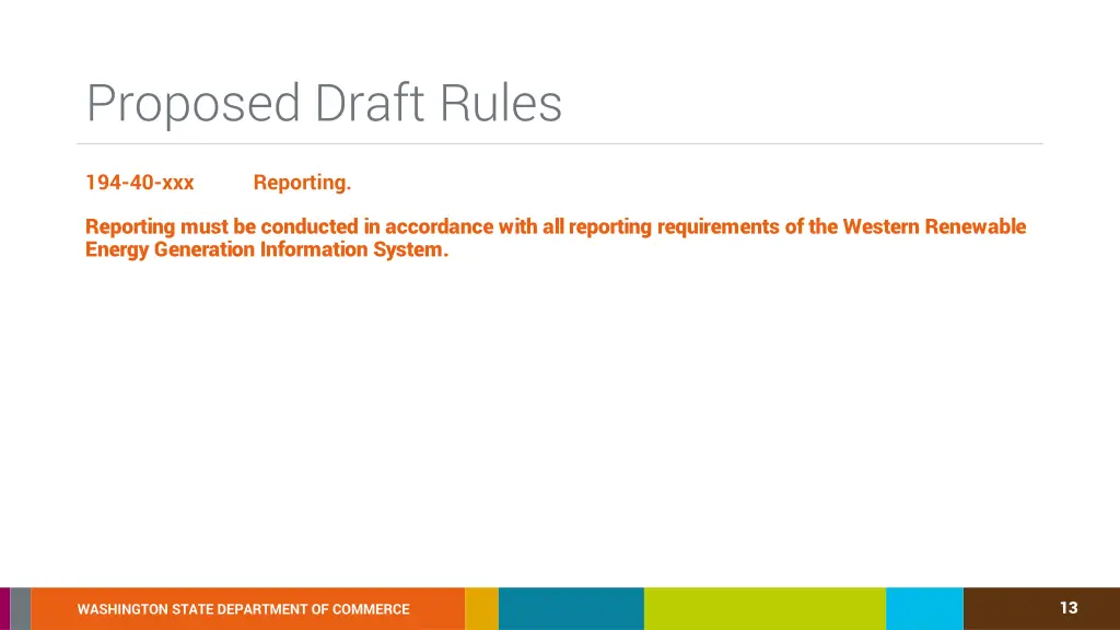 proposed draft rules 9
