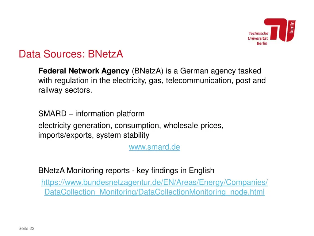 data sources bnetza