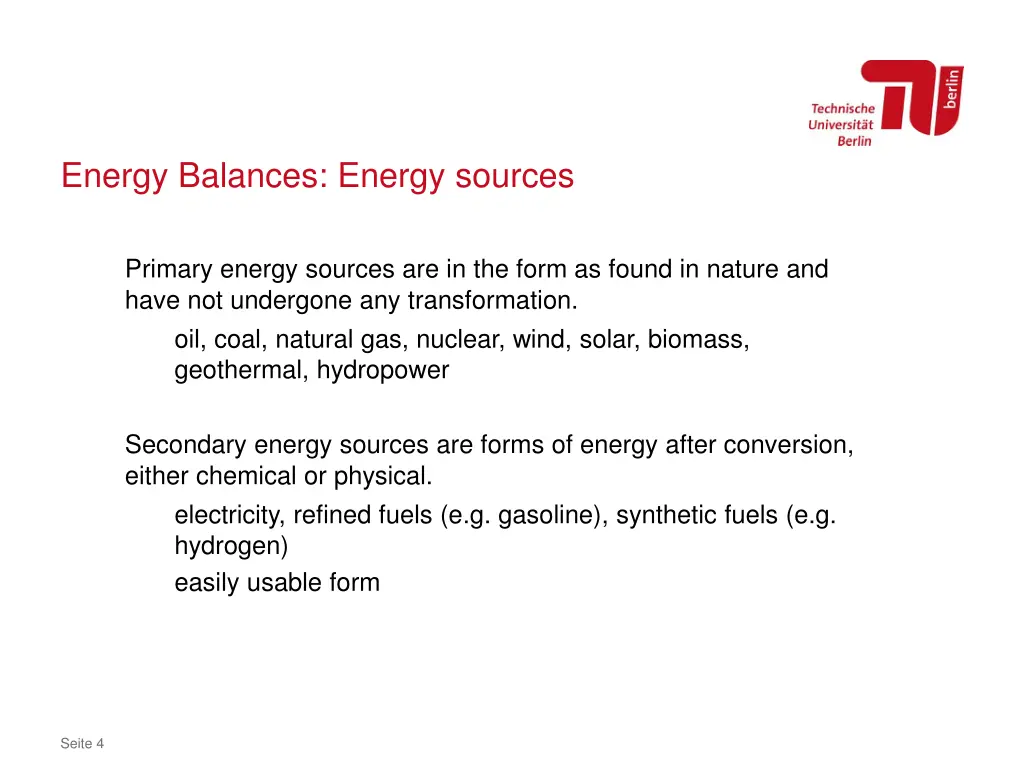 energy balances energy sources