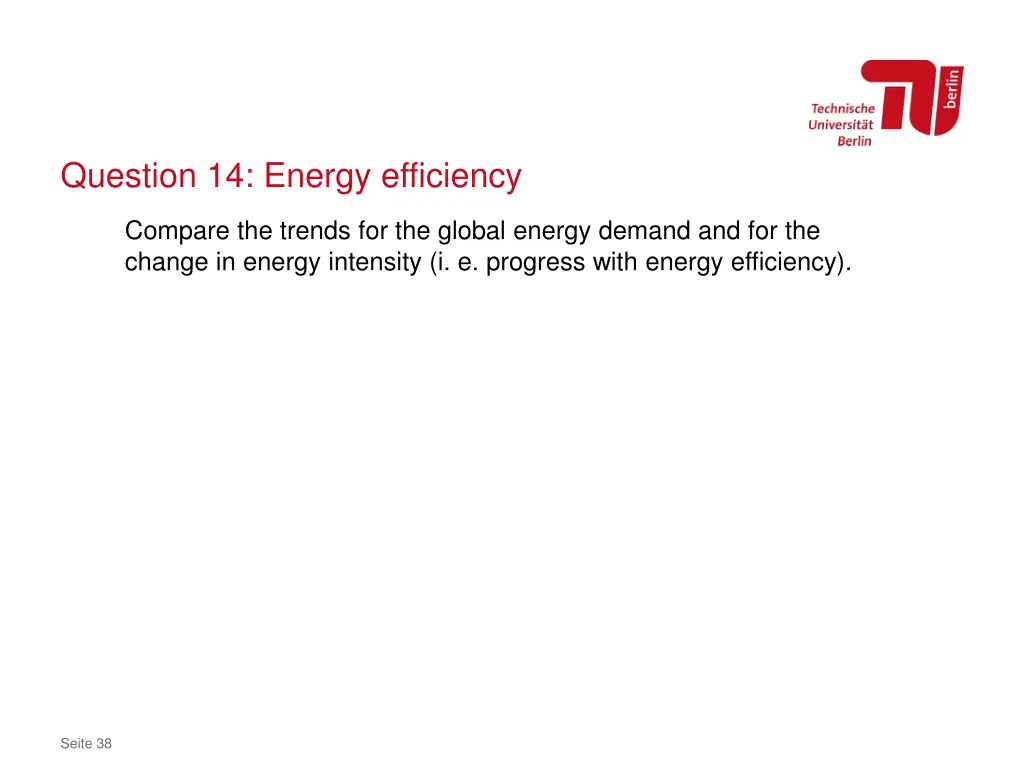 question 14 energy efficiency