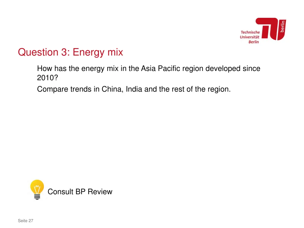 question 3 energy mix