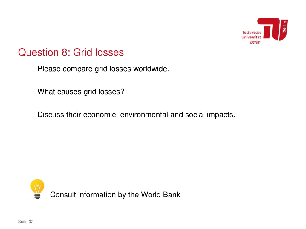 question 8 grid losses