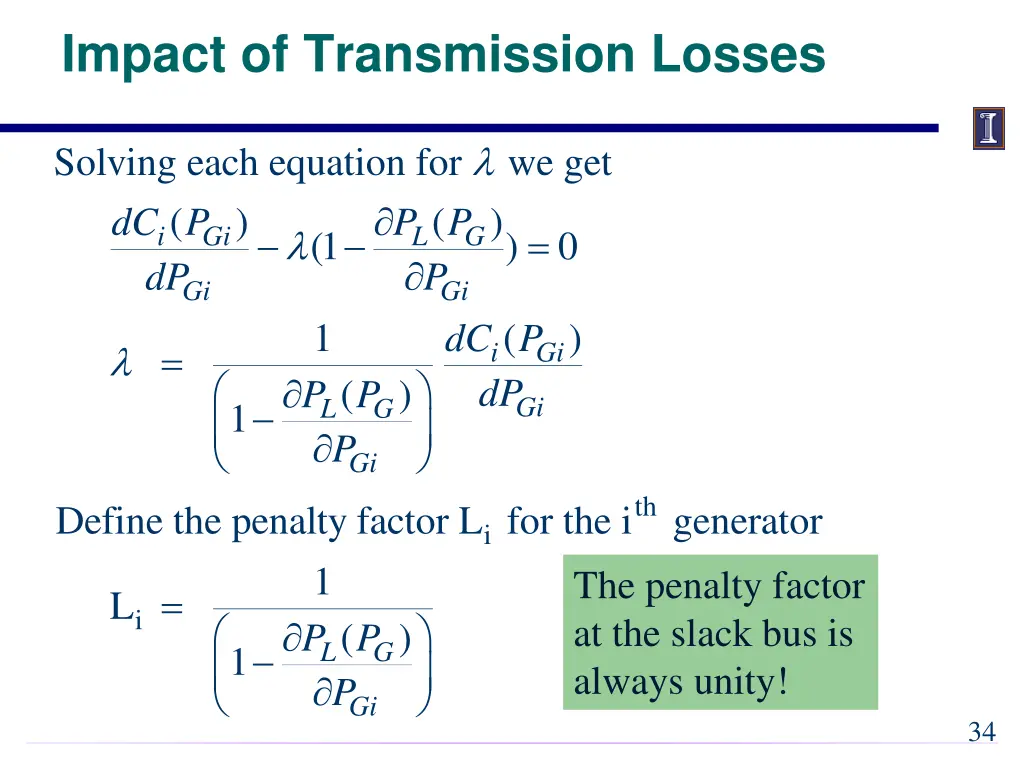 impact of transmission losses 1