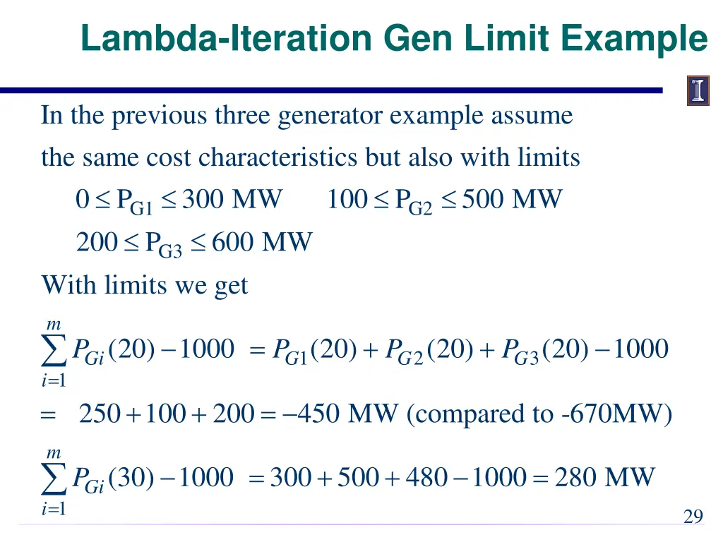 lambda iteration gen limit example